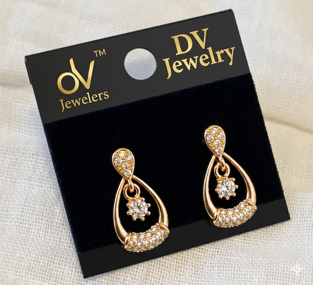 American Diamond earrings