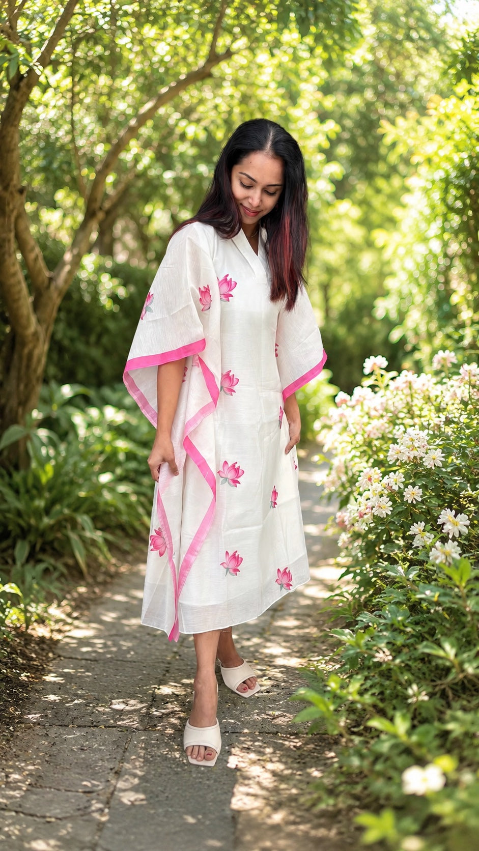 Lotus Sheer Kaftan
