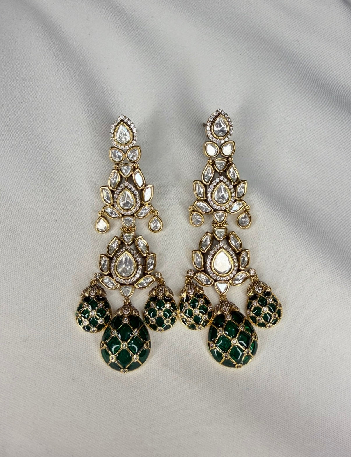 Kundan Drop Earrings