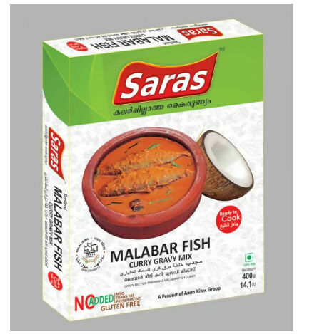Saras Malabar Fish Curry Gravy (400g)