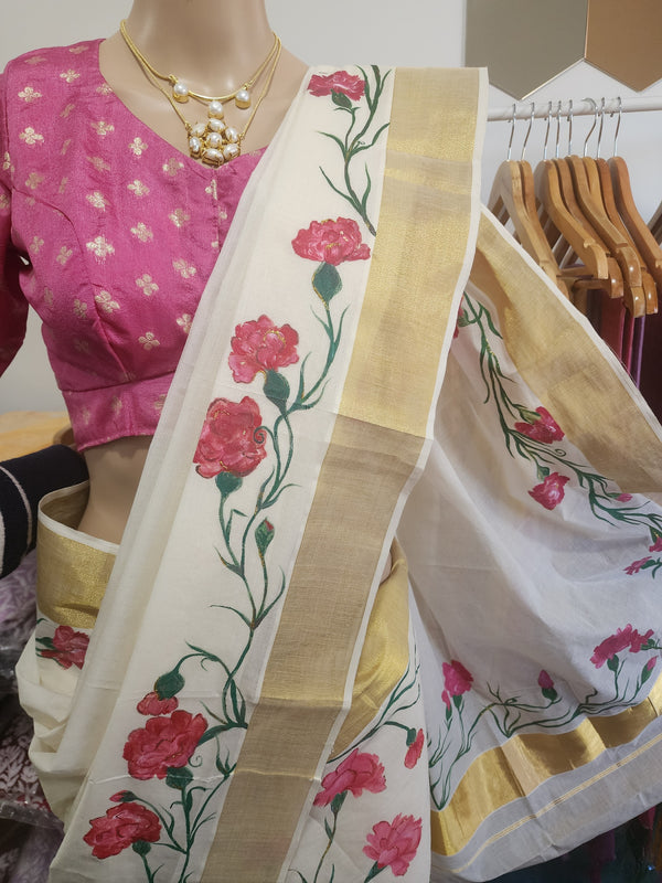 Handpainted Setmundu - Carnation series