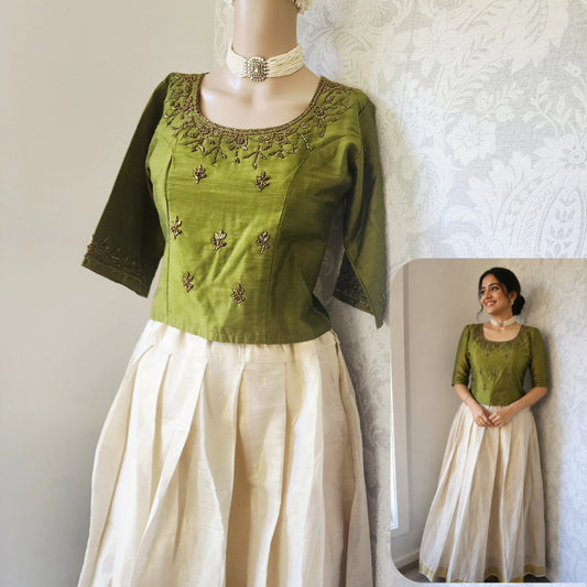 Onam Skirt & Top