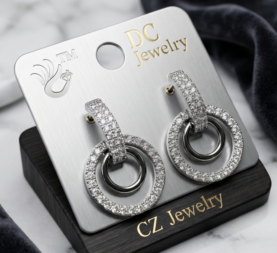 American Diamond earrings