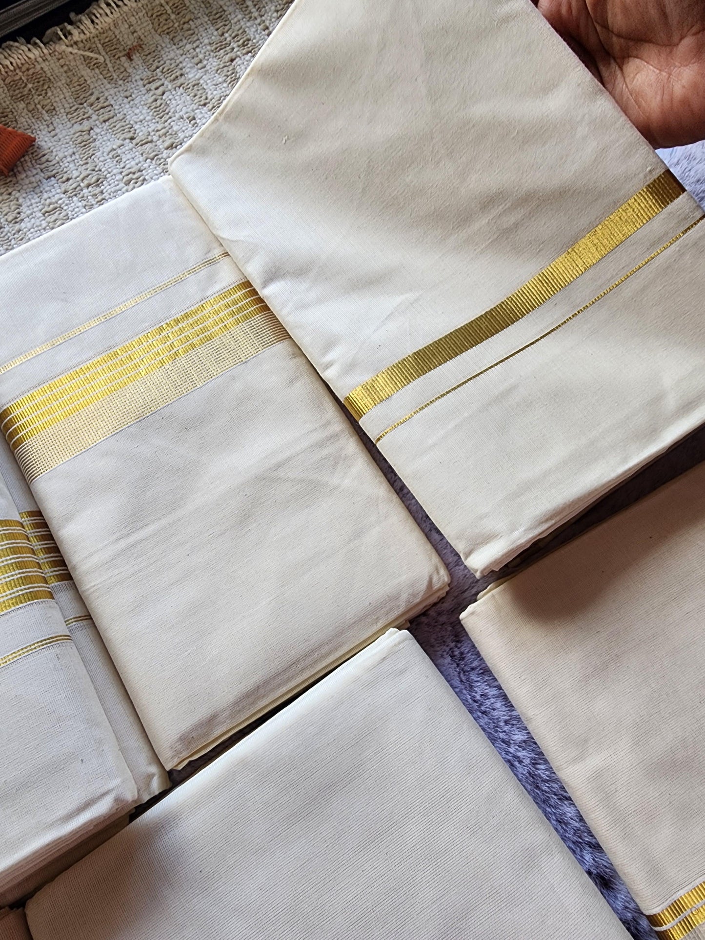 Kerala men's mundu (dhoti)
