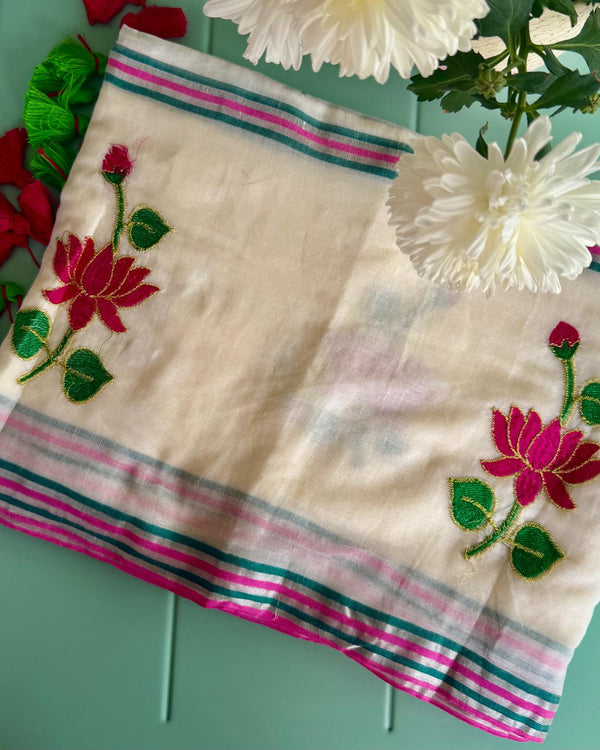 MUL cotton saree Hover