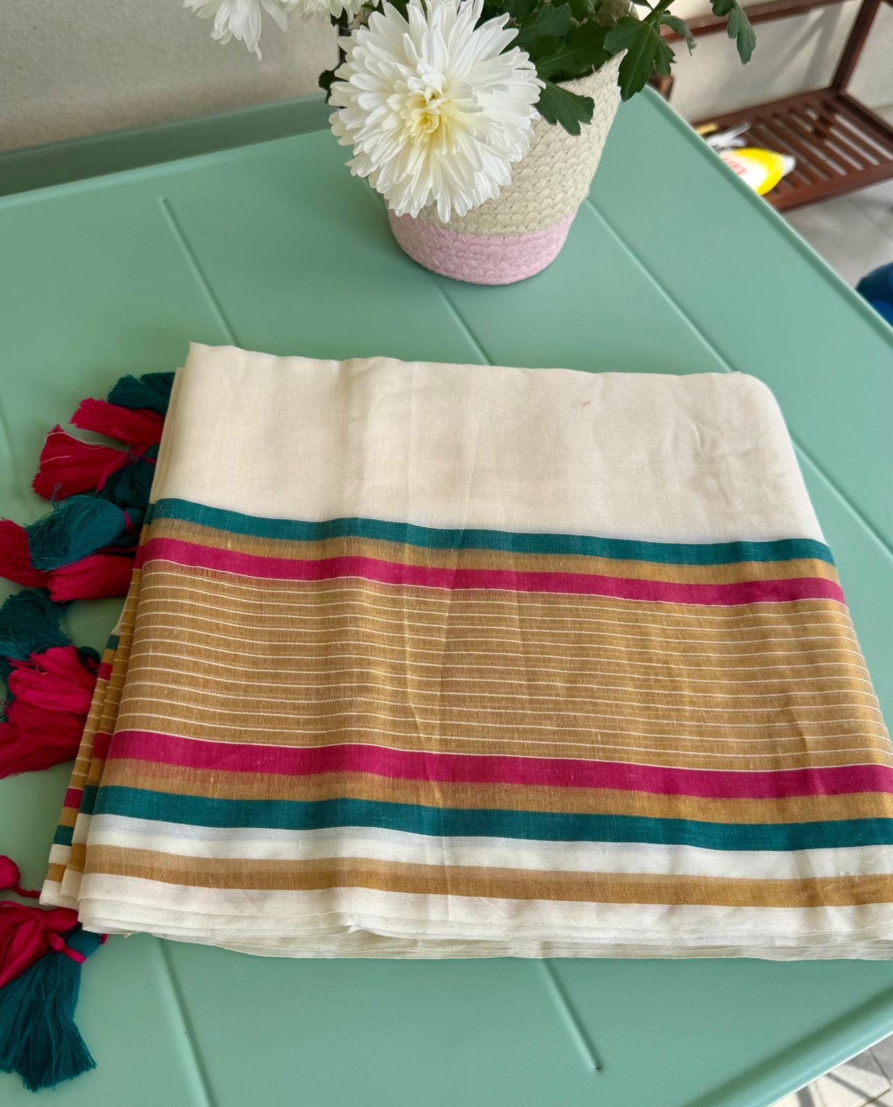 MUL cotton saree