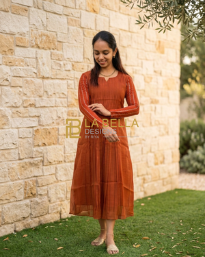 Chithira Pleated Dress