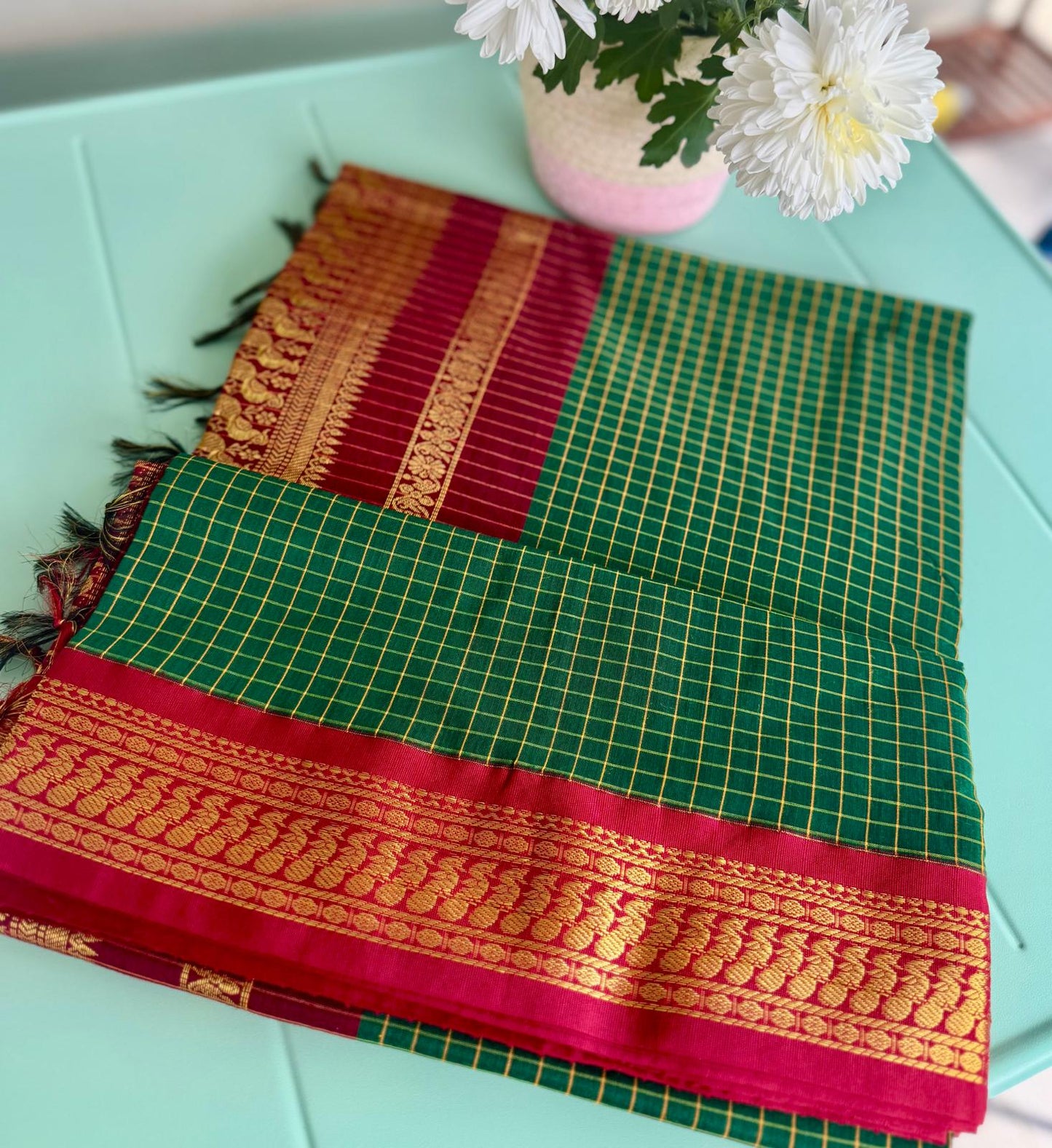 Kanchi cotton saree