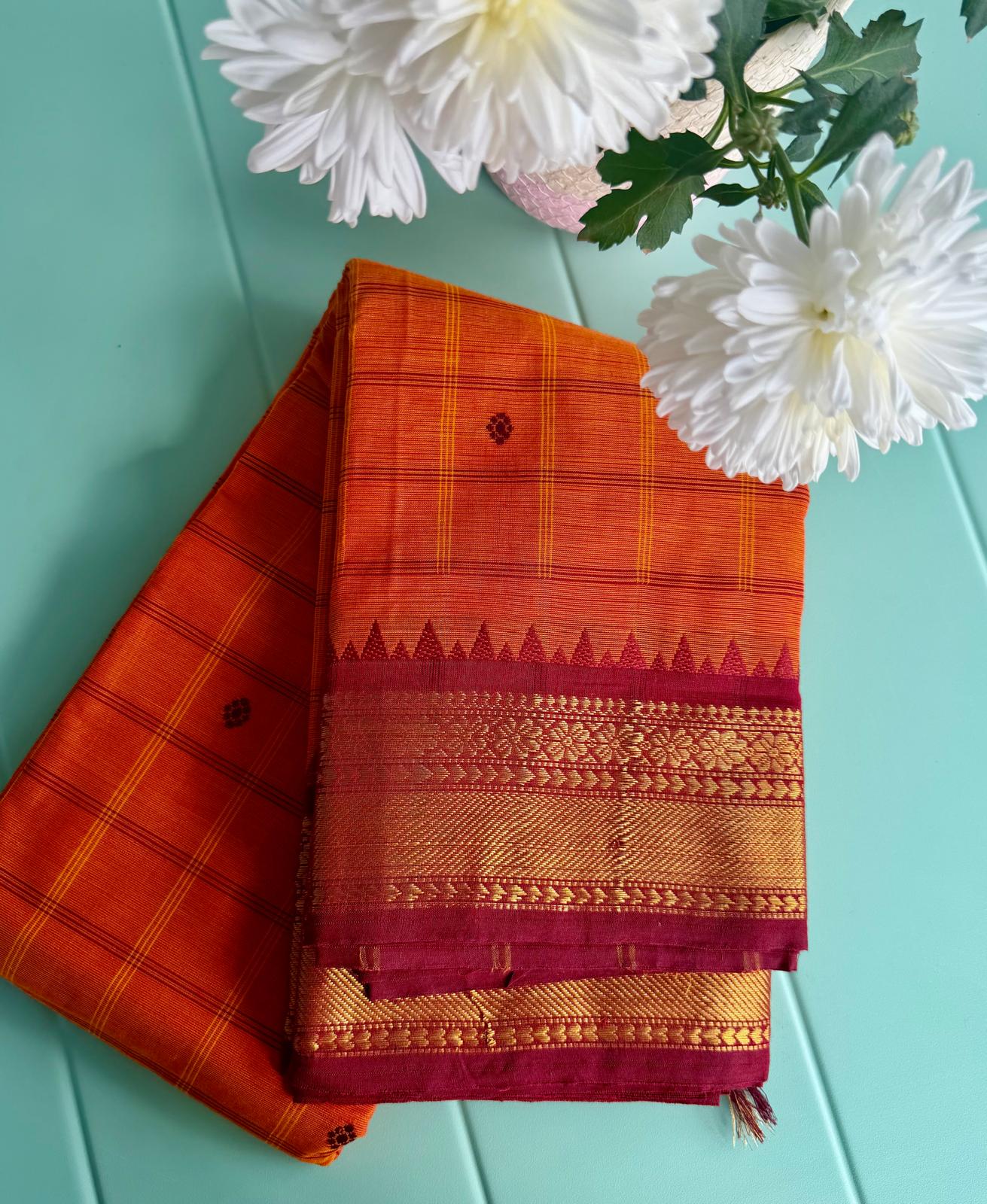 Kanchi cotton saree