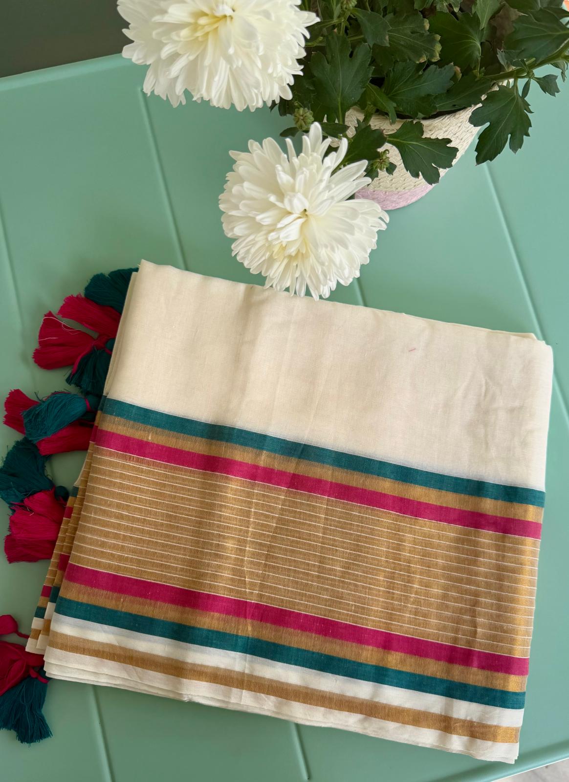 MUL cotton saree