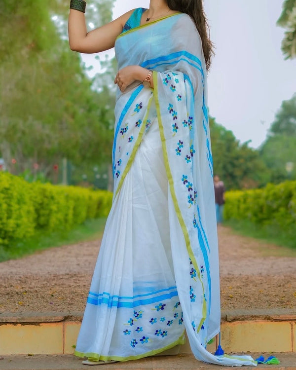 MUL cotton saree
