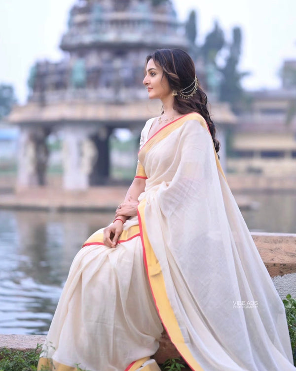 MUL cotton saree