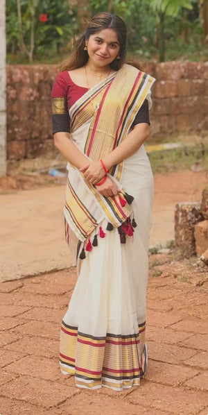 MUL cotton saree