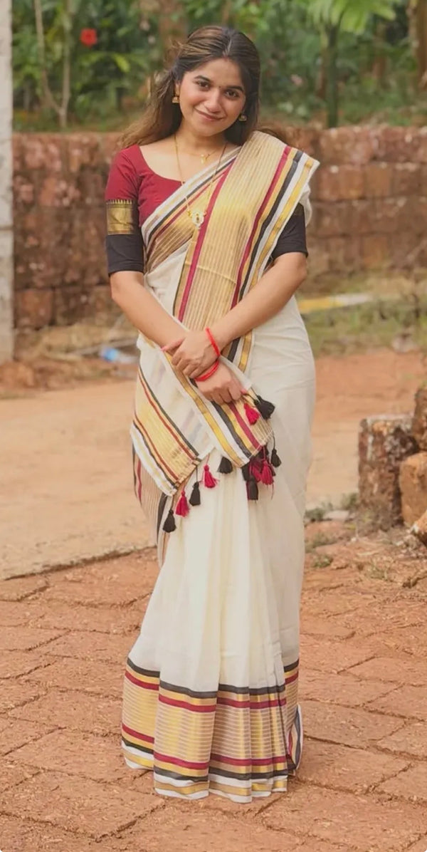 MUL cotton saree