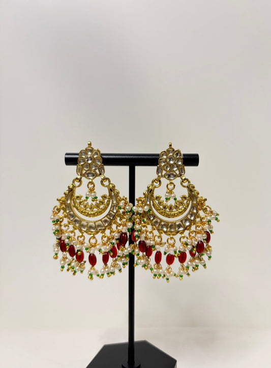 Red Pachi Earring