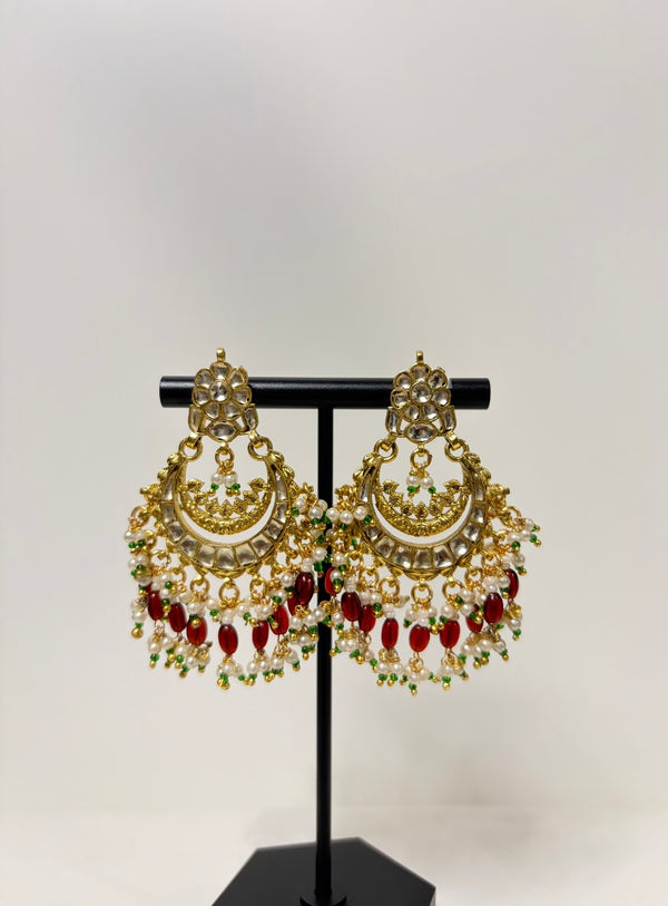 Red Pachi Earring
