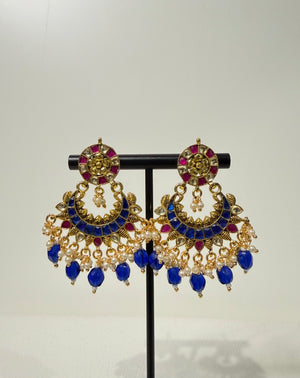 Blue Pachi Earrings