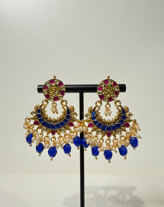 Blue Pachi Earrings