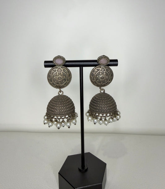 Oxidised Jhumka
