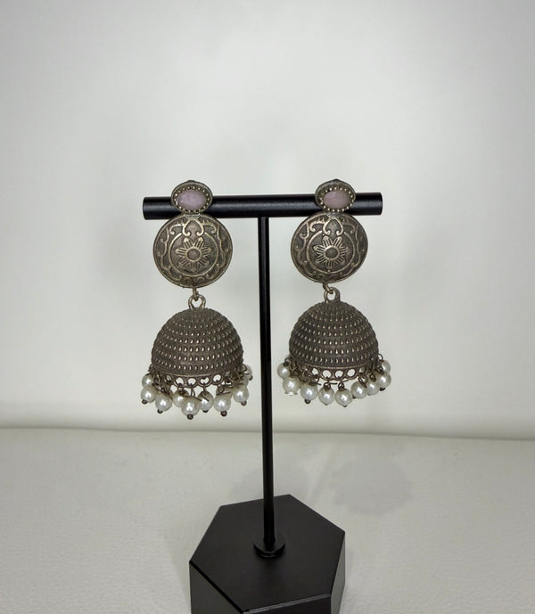 Oxidised Jhumka
