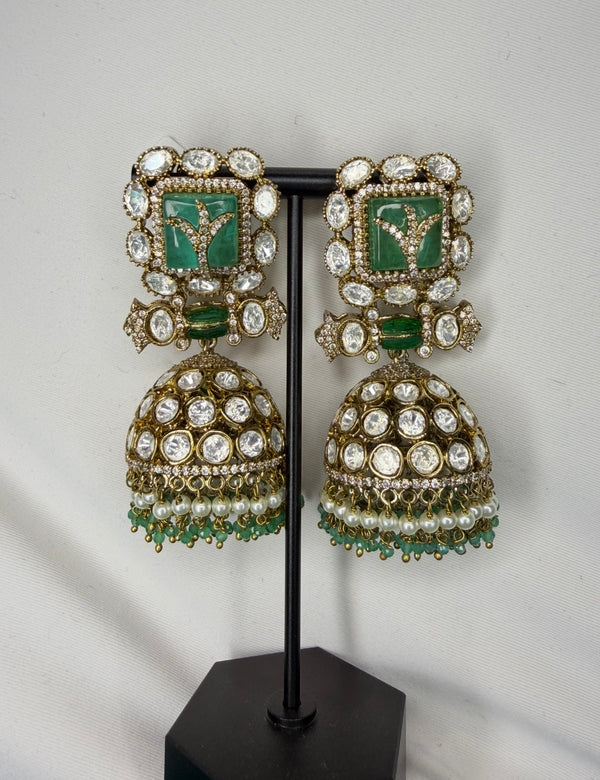 Green Jhumka