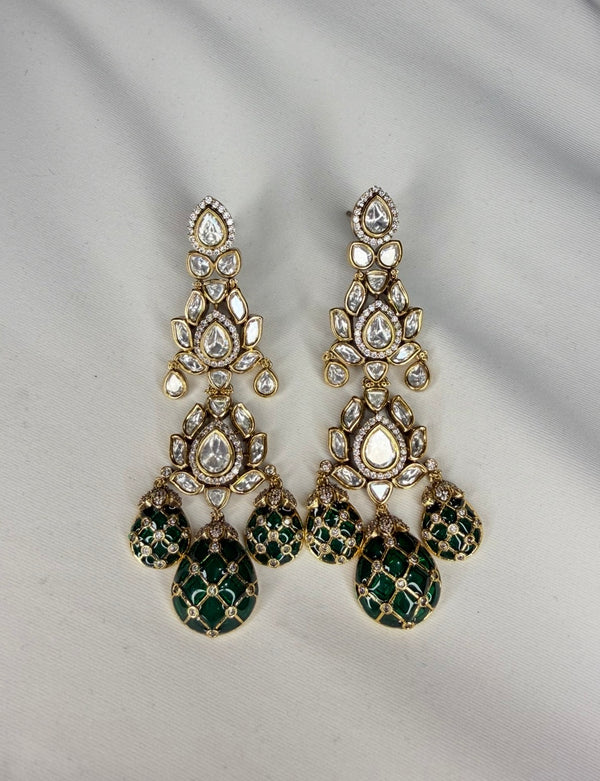 Kundan Drop Earrings