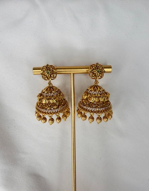 Temple Jhumka