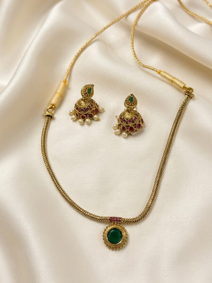 Enya Neckpiece and Earrings