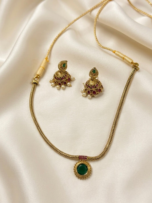 Enya Neckpiece and Earrings